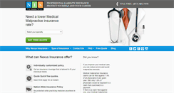 Desktop Screenshot of nexus-insurance.net